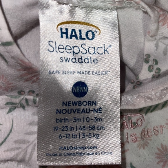 Halo Sleepsack swaddle flower print - Picture 3 of 4